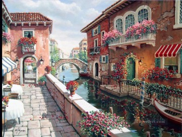街並み Painting - ヴェネツィアの午後